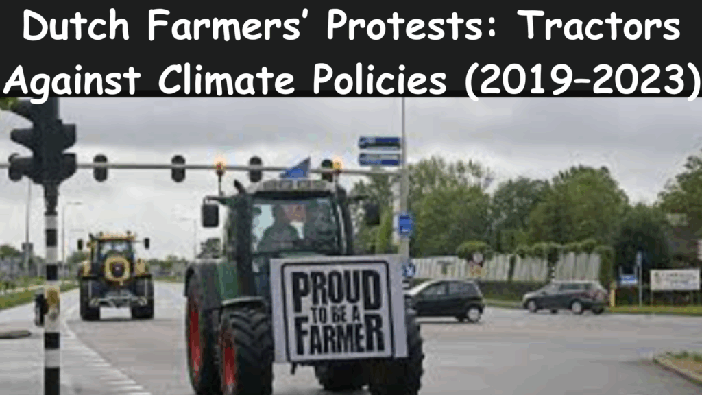 Dutch Farmers’ Protests: Tractors Against Climate Policies (2019–2023)